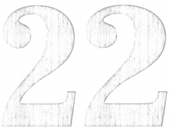 Číslovka 22