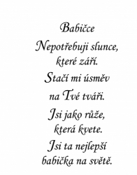 Text pro babičku 0201