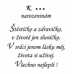 K narozeninám 0237